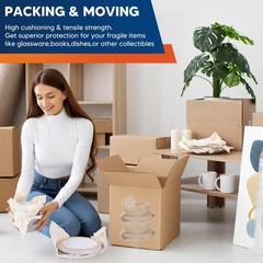 15″ x 12″ Newsprint Paper for Packing Boxes, 360 Sheets Packing Paper for Mov…