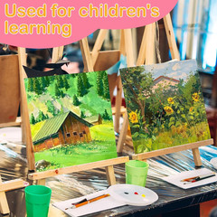 3X3In Small Canvases for Painting, 32 Pack Mini Canvas Boards Cotton Painting Ca
