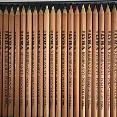 Lyra Rembrandt Set 72 Polycolor Pencils Assorted Colors in Box Artist Supplies