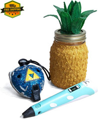 Bolígrafo de Impresión 3D P1 con Pantalla Kit PLA Plantillas Adaptador