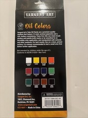 Sargent Art Oil Colors Professional Quality 12 Hues Paint Set 1 New/Sealed
