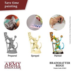 The Army Painter Colour Primer 1 count (pack of 1), Brainmatter Beige