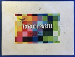 VTG. 1950’s-TOYO-OIL PASTELS-39 COUNT-Art Supply-Made in Japan