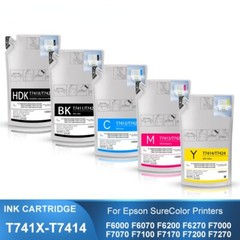4 Bags Dye Sublimation Ink For Epson SC F6000 F6070 F6200 F6270 F7000 F7200