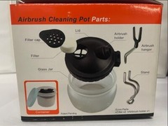 Sparmax Airbrush Cleaning Pot SCP-700 Sparmax Glass Airbrush Cleaning Pot
