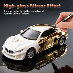 Liquid Chrome Markers Pens,3 Colors Gold Silver Copper, Permanent Mirror Chrome