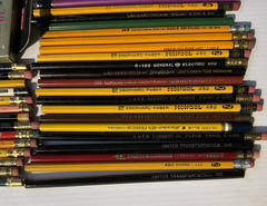 120 Pencils LOT – Artist Drawing Pencil – Eberhard , L&C Hardtmuth, Eagle, Venus