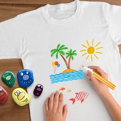 16 Pieces Empty Fillable Blank Paint Pen, 3 mm, 6 Mm, Markers, Rock Painting