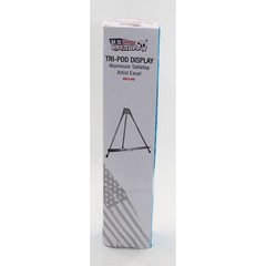 US Art Supply Tri-Pod Aluminum Tabletop Artist Easel Display USA E-400 Silver