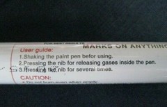 TOYO Waterproof Permanent Paint Marker Pen Car Tyre Tire Tread Rubber Metal USA