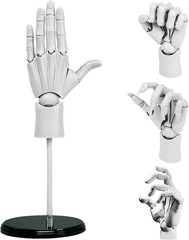 Flexible Hand Model Adjustable Artists Manikin Hand Figure Poseable Art Manne…