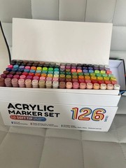 Languo x Qimiart Acrylic Marker 126 Color Set