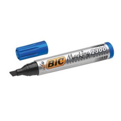 Bic Chisel Tip Permanent Marker 12 Pieces 3.1-5.3mm Weather Light Resistant Ink