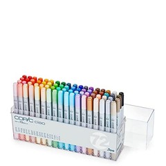 Copic Ciao Start 72 Color Set Multicolored Illustration Markers Japan
