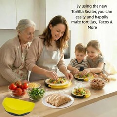 4-in-1 Nesting Tortilla Sealer & Crimper—4/6/8/10-Inch Sizes