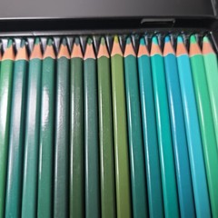 120 Brutfuner oily square barrel color pencils Metal box Little Use