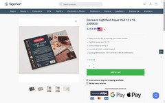 Derwent Lightfast Paper Pad 12 x 16, 2305833
