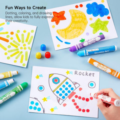 Dot Markers, 15 Colors Washable Markers for Toddlers,Bingo Daubers Supplies Kids