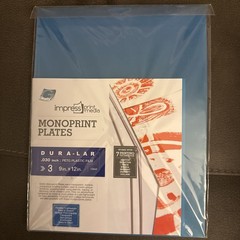 Grafix Monoprint Plates K30DC912-3 Impress 3x 9″X12″ Reductive Additive Trace