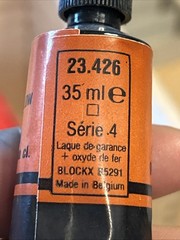 BLOCKX Capucine Yellow Light Oil Color 35ml New Old Stock Vintage 23.426