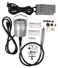Flexible Shaft Grinder Set Include: 49pc Accessories, Max Speed 22,000 RPM