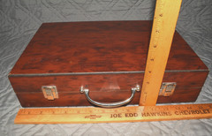 Deluxe Wooden Art Set Portable Case Colored Pencils Oil Paints Drawing Kit