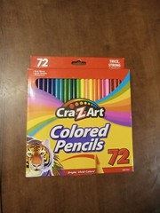 72 Cra-Z-Art Colored Pencils Bright Vivid &Classic Assorted Colors Crazy Art NEW