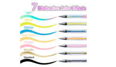 260 Colors Gel Pens Set Coloring Writing Drawing Pen Kid Adult Neon Art Markers