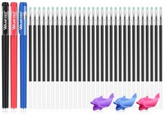 Magic grooved writing practice, Magic pens for kids disappearing ink pen,30 r…