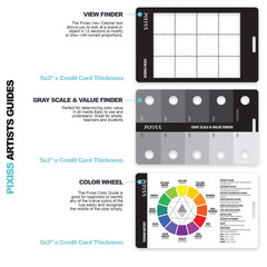 Grey Scale Value Finder, Color Wheel, Artists View Catcher Finder Viewfinder On