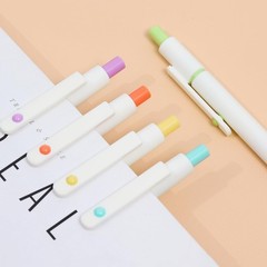 Stylish 5-Count Gel Pens with Quick Dry Ink – Ideal for School & Office Supplies