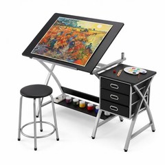 Drafting Table for Adults/Artists, Drawing Desk, Tabletop Adjustable Art/Craf…