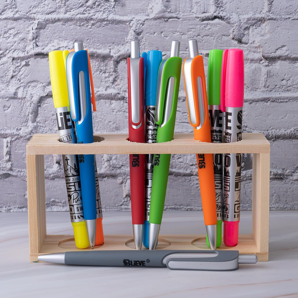 – Bible Study Kit with Gel Highlighters and Pens No Bleed Through, Amazing Bi…