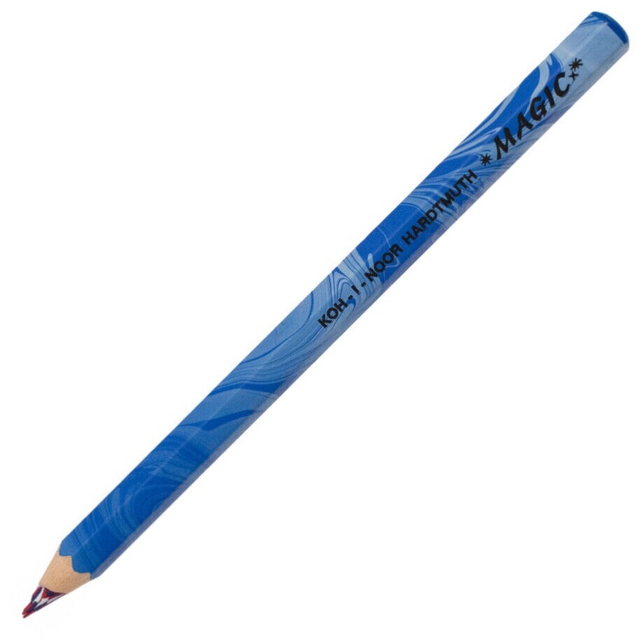 KOH-I-NOOR 3406 Multicoloured Jumbo MAGIC Pencils Crayons Art – 5 Colours
