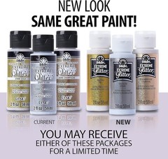 Non-Toxic Extreme Glitter Acrylic Paint 2 oz – Dazzling Silver for Every Surface