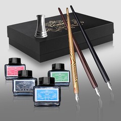 Calligraphy Set For Beginners, 3 Calligraphy Pens, 4 Ink Bottle, Calligraphy Kit