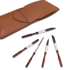 5 PCS Pinstriping Brush Set Detail Script Liner Scroll Sword Striper Art Tool
