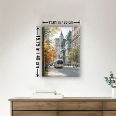 Montreal Downtown Canada Location Framed Canvas DIY Paint by Numbers Kit Bar …