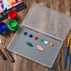 Nuanchu 1 Set Handy Glass Oil Paint Palette Included 10.2 x 6.8 x 1.2 Inches …