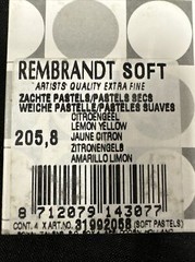 90’s Royal Talens Rembrandt Soft Pastels Extra Fine Yellow RARE Old Stock NEW