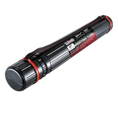 Drafting Drawing Poster Tube Black Telescoping Dia: 4″ Len: 30.25″ to 52″