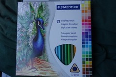 Staedtler 72 Triangular-Barrel Colored Pencils