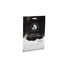 Watercolor Paper 5×7 Inch 140 lb Cold Press 100% Cotton White Pad 10 Sheets