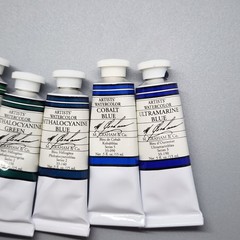 x6 M. Graham Artists Watercolor 15ml Tubes* – Phthalocyanine Blue Green Viridian