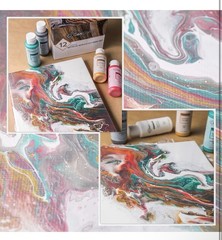 GenCrafts Metallic Acrylic Pouring Paint 12 Colors Pre-Mixed High Flow & Read…