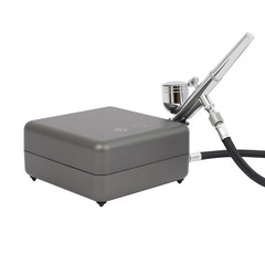 Gray Airbrushing Tool Kit High Pressure Air Brush Tools With Air Compressor