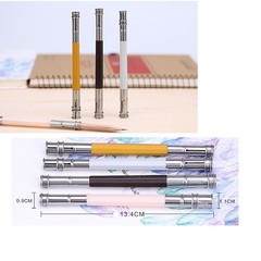Dual Head Pencil Holder Extender 6 PCS Set Sketch Charcoal Tool Art Supply