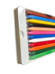 Factis Plastipastel Plastic Crayons Set of 12 Art Supplies Y2K Spain