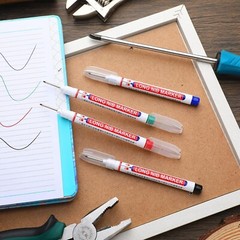 24Pcs Multi-Purpose Deep Hole Marker Pens Long Deep Nib Markers 20Mm Long Head**