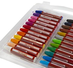 Blendable Oil Pastels In Durable Storage Case | Back to Favorites | 24 Vibran…